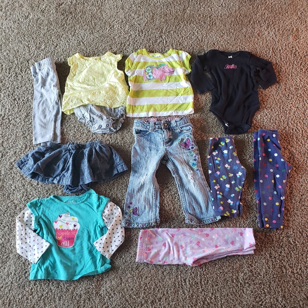 Used Baby Clothes Bundle3 12-18 Months